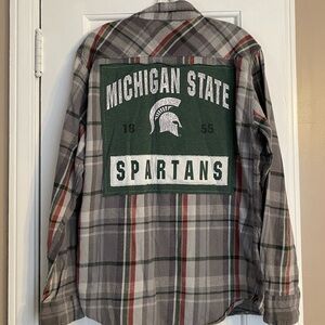 Michigan State flannel shirt